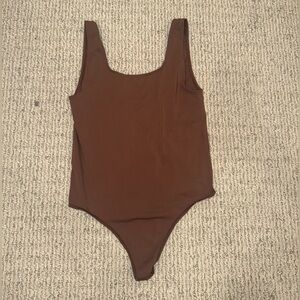 SKIMS brown bodysuit